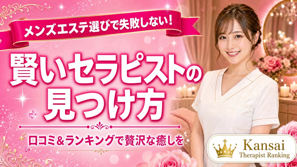 メンズエステ選びで失敗しない！口コミ＆ランキングで賢いセラピストの見つけ方画像